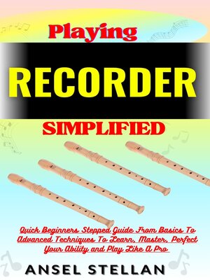 cover image of Playing RECORDER Simplified